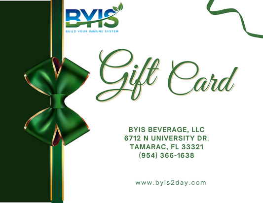 BYIS Gift Card: The Gift of Health and Wellness